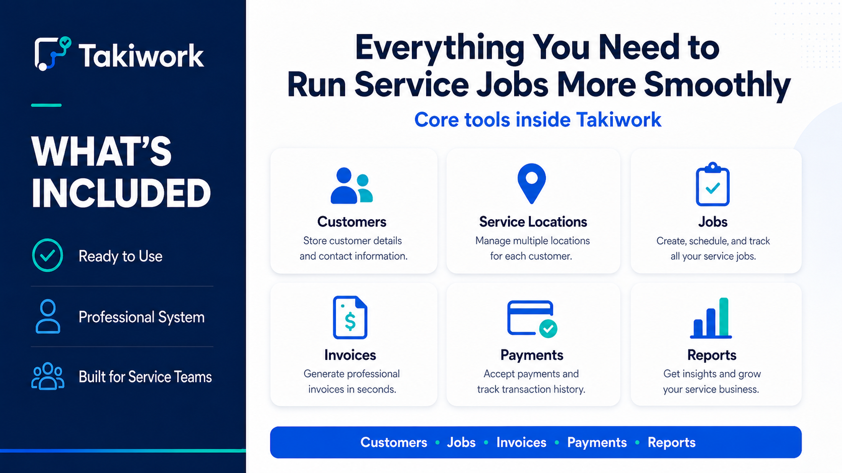 Takiwork — Service Business Management Software