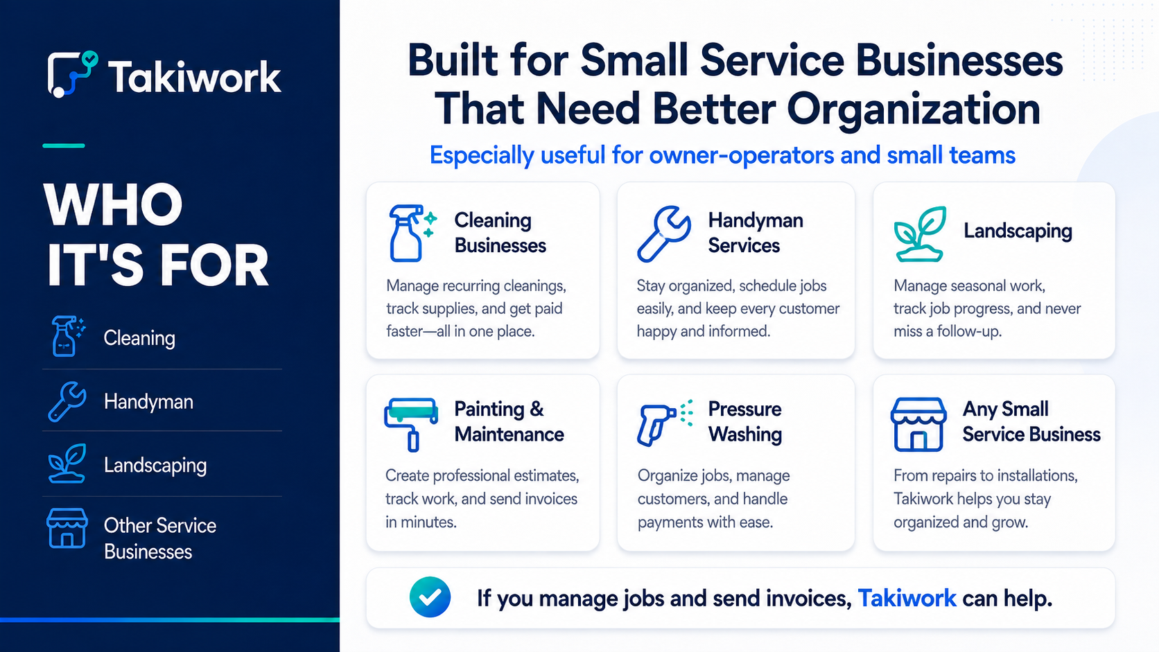 Takiwork — Service Business Management Software