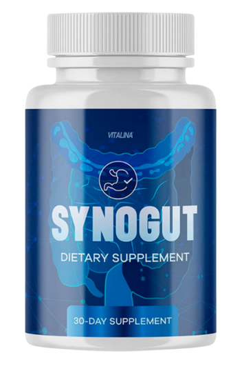 Six bottles of SynoGut dietary supplement
