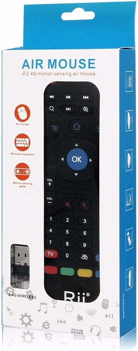 Rii MX3 2.4G Fly Mouse Mini Wireless Keyboard Infrared Remote Control